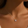 Square Diamond Necklace