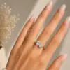 Double Diamond Ring