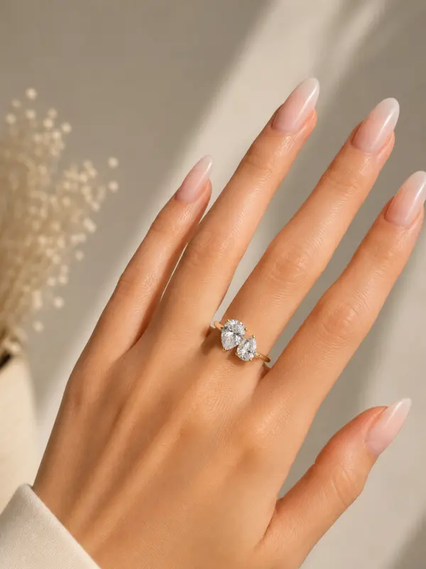 Double Diamond Ring