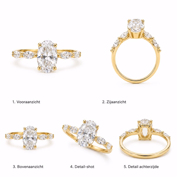 Oval Diamond Ring