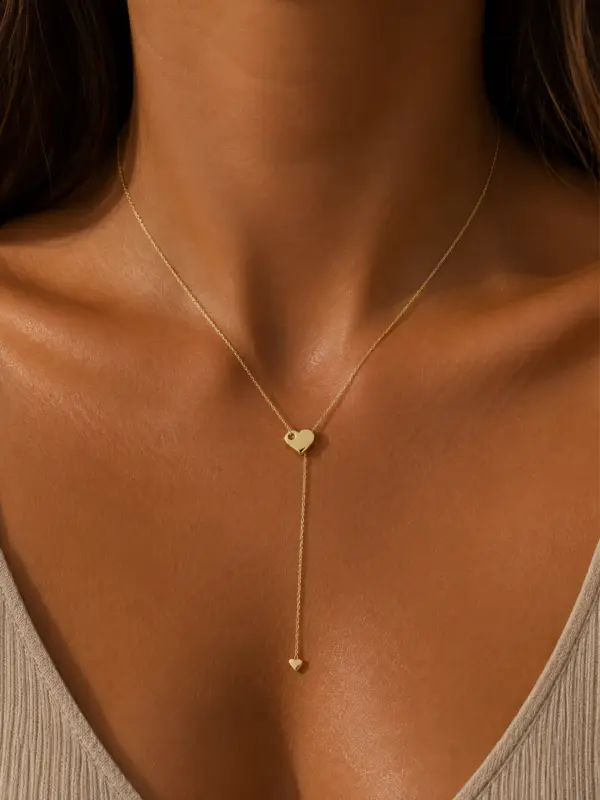 Double Heart Necklace