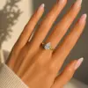 Drop Diamond Ring