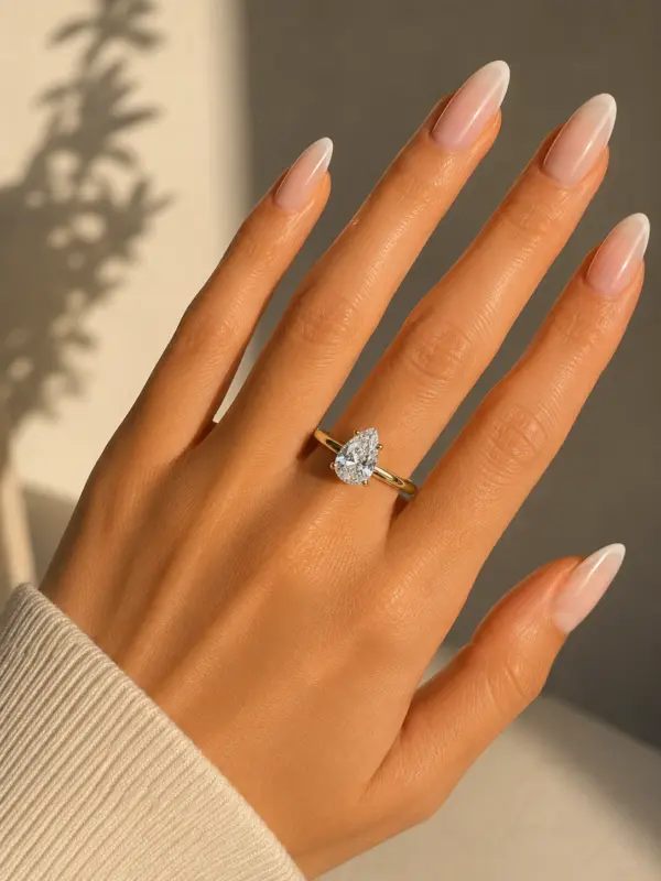 Drop Diamond Ring