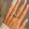 2 Hearts Ring