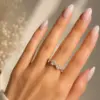 Bow White Diamond Ring