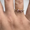 Bow Pink Diamond Ring