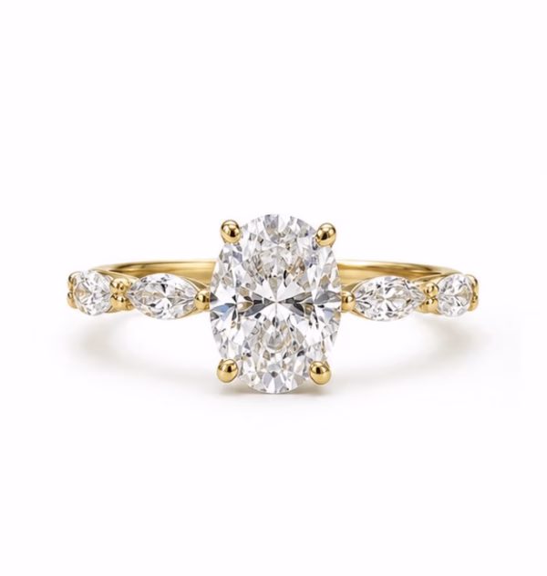 Oval Diamond Ring