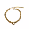 Heart Chain Bracelet