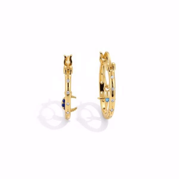 Brincos Lua e Estrela