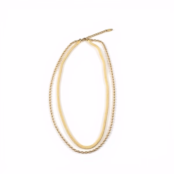 Collier en chaîne de serpent