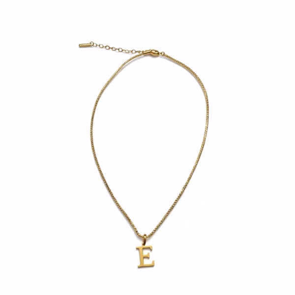 Letter E Necklace
