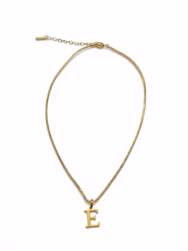 Letter E Necklace