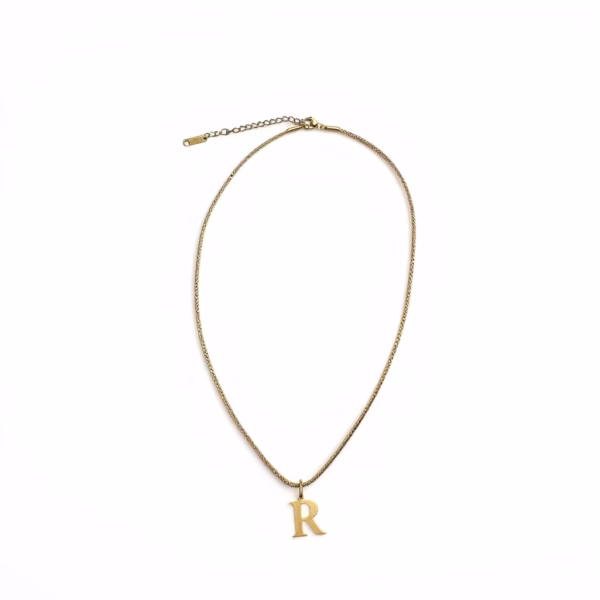 Letter R Necklace