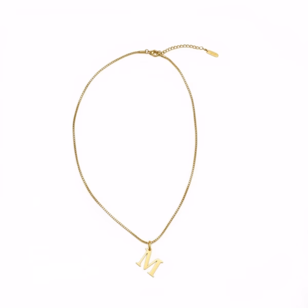 Letter M Necklace