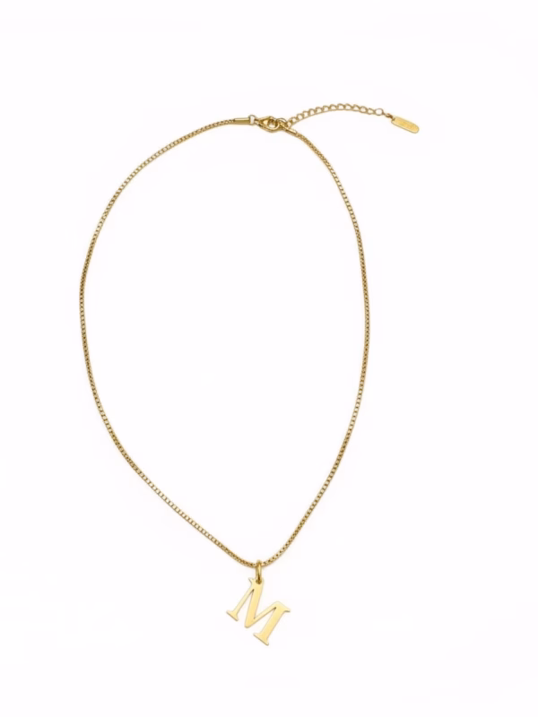Letter M Necklace