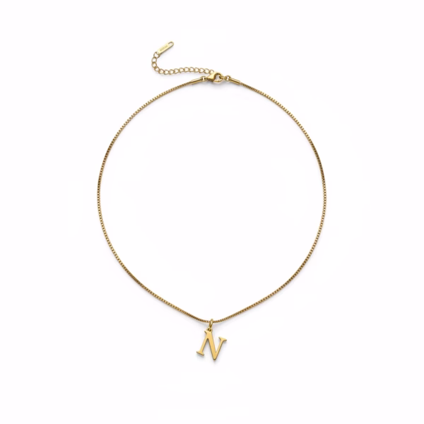 Letter N Necklace