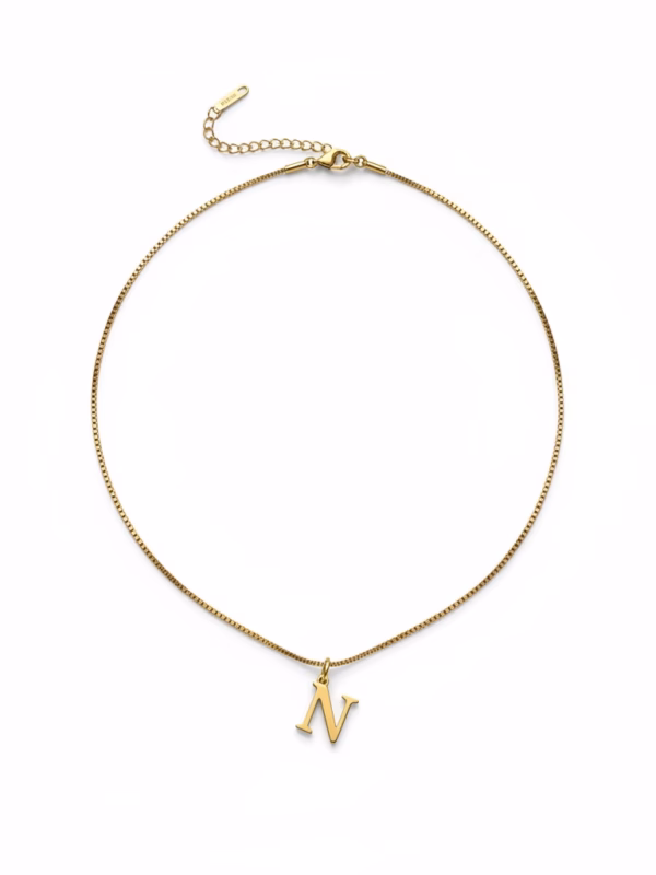 Letter N Necklace