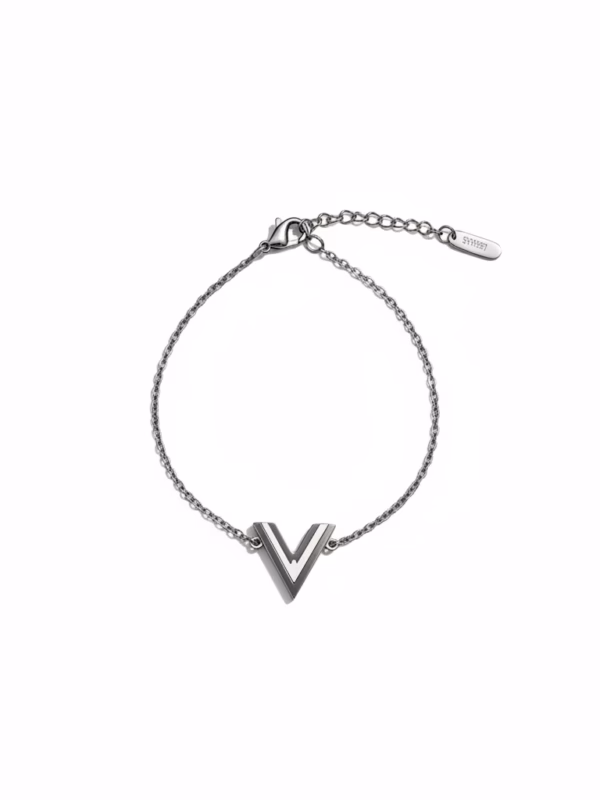 V Bracelet Silver