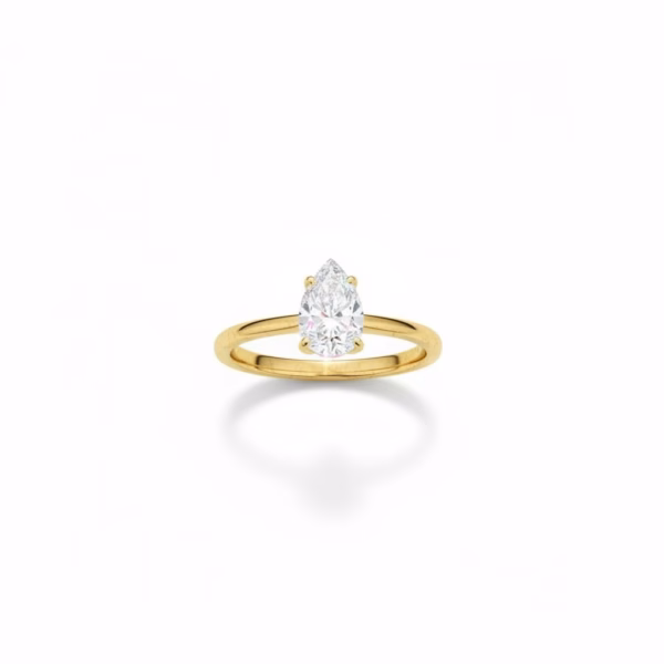 Drop Diamond Ring