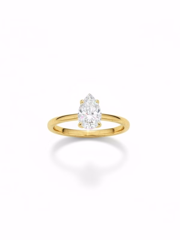 Drop Diamond Ring