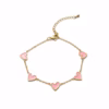 Pink Hearts Bracelet
