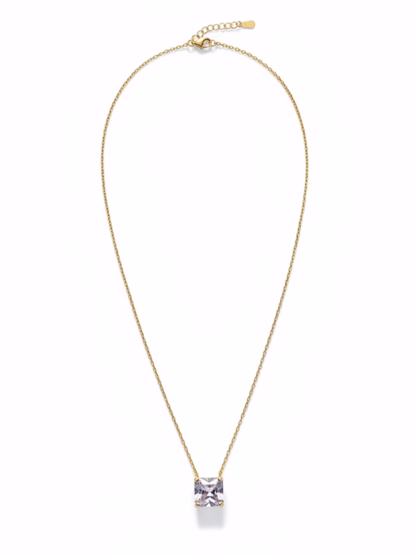 Square Diamond Necklace