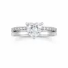 Sweet Diamond Ring Silver