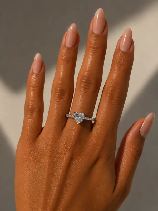 Heart Ring Silver- Aanpasbaar