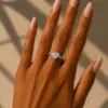 Sweet Diamond Ring Silver