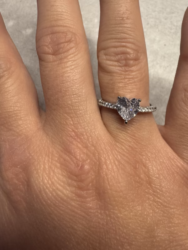 Heart Ring Silver- Aanpasbaar