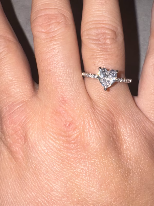 Heart Ring Silver- Aanpasbaar