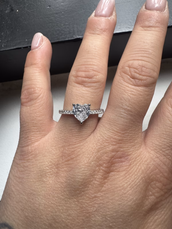 Heart Ring Silver- Aanpasbaar