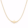 Mary on a Cross Necklace