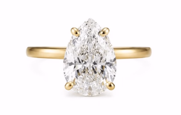 Drop Diamond Ring 2 Carat