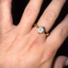 Solid Diamond Ring size 8