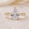 Big Drop Diamond Ring