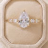 Big Drop Diamond Ring