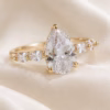 Big Drop Diamond Ring