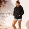 Teddy Hoodie Black