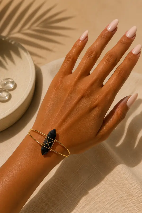 🖤 Obsidiaan armband