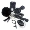 Safety Key Chain Set Black