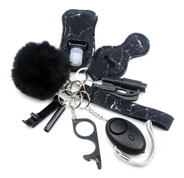 screenshot-42 Safety Key Chain Set Black
